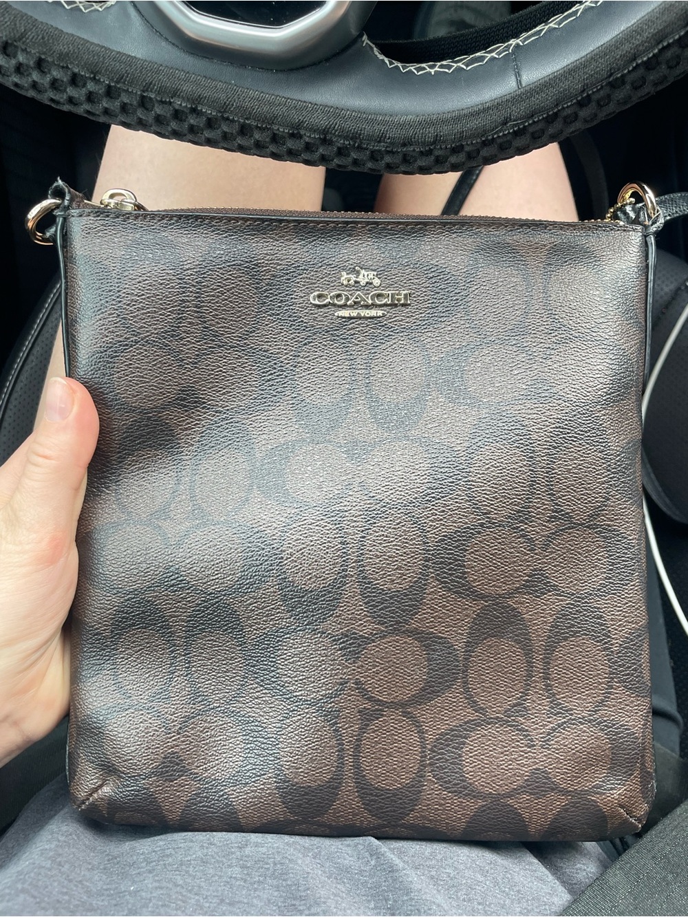 Authentic Coach Signature Crossbody Bag – New Without Tags